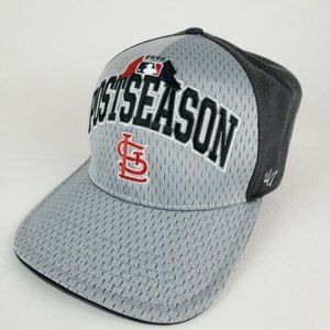 Forty Seven Brand MVP DP St Louis Postseason Cap Hat Snapback Embroidered Gray